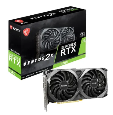 Placa De Video Msi Geforce Rtx 3060 Ventus 2x 12g Oc V1 12gb