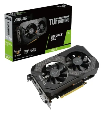 Placa De Video Nvidia Asus Tuf Gaming Gtx 1660 Ti Oc 6gb