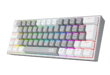 TECLADO REDRAGON FIZZ RGB K617-WHITE/GREY — foto 3