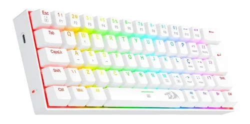 TECLADO REDRAGON K630 DRAGONBORN WHITE SWITCH BROWN ESPAÑOL