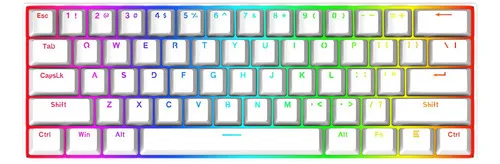 TECLADO REDRAGON K630 DRAGONBORN WHITE SWITCH BROWN ESPAÑOL — foto 2