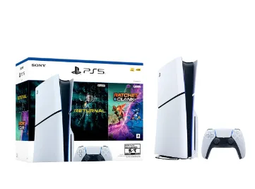 Sony Playstation 5 Slim 1tb Standard Bundle Ratchet & Clank Blanco/Negro