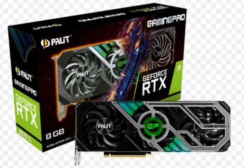 RTX 3070Ti 8GB PALIT GAMING PRO (OUTLET) 12 MESES DE GARANTIA