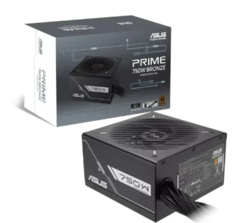 Fuente 750w Asus Prime 750b Black 80 Plus Bronze